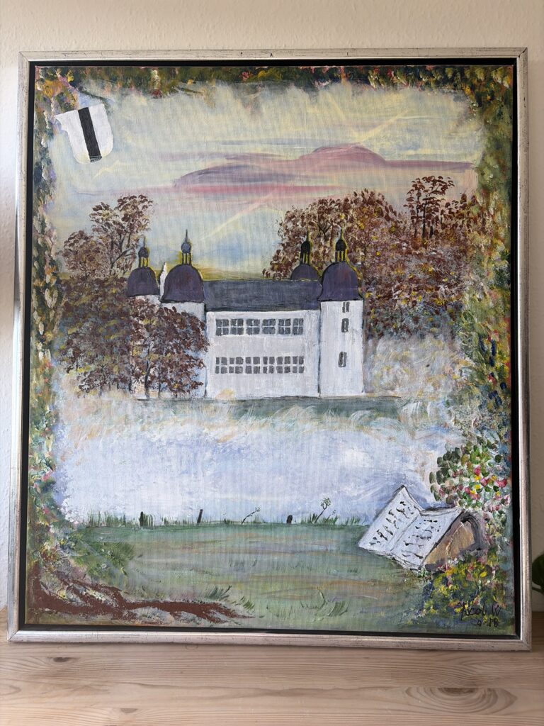 Engelsholm, Akryl på lærred af Winkler